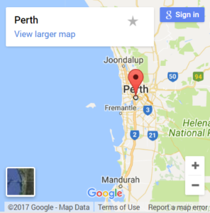 Perth Western Australia Map